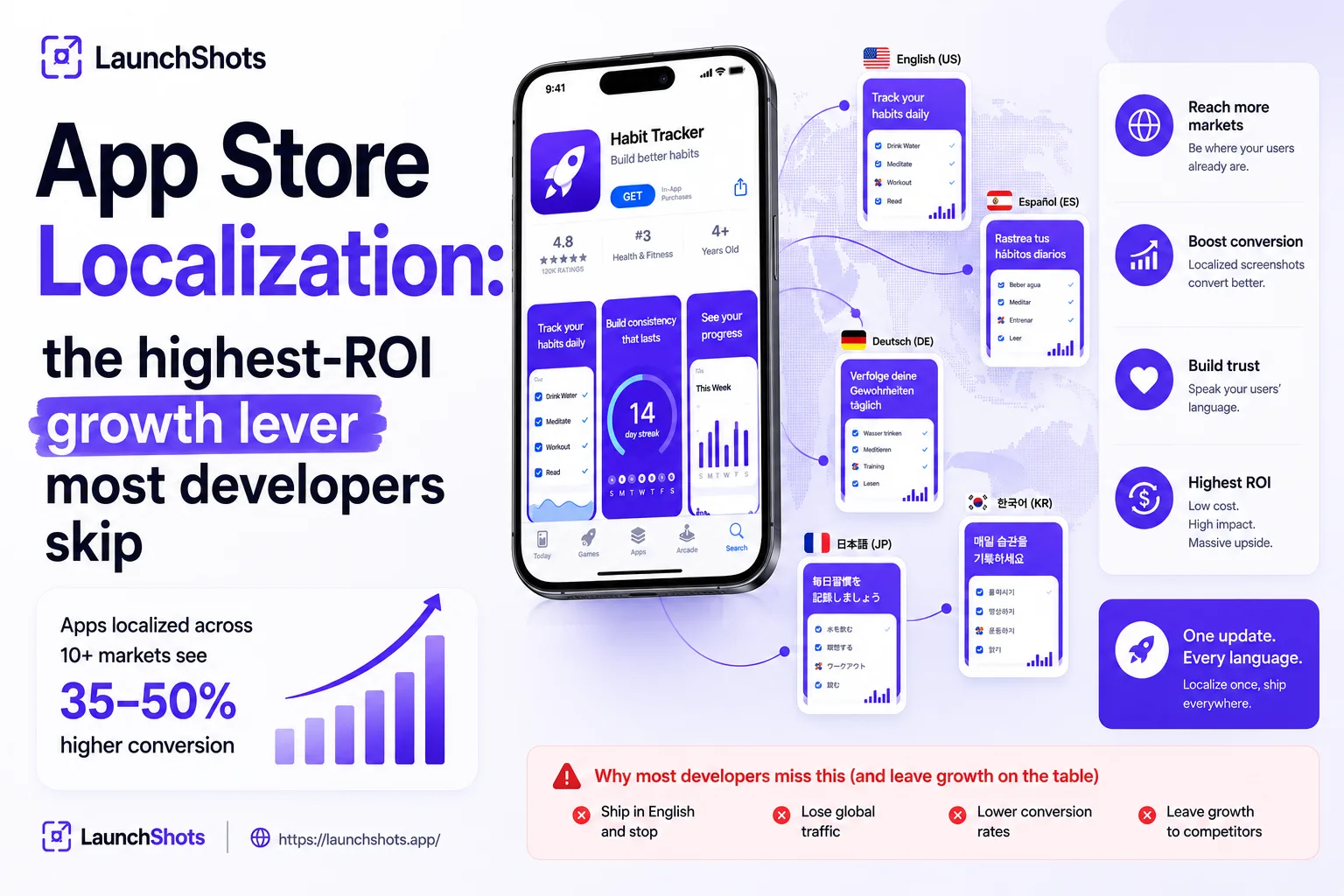 App store localization: the highest-ROI growth lever most developers skip