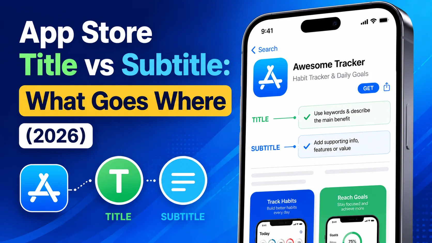 App Store Title vs Subtitle: What Goes Where (2026)