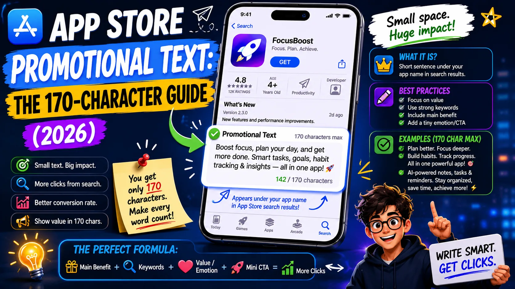 App Store Promotional Text: The 170-Character Guide (2026)