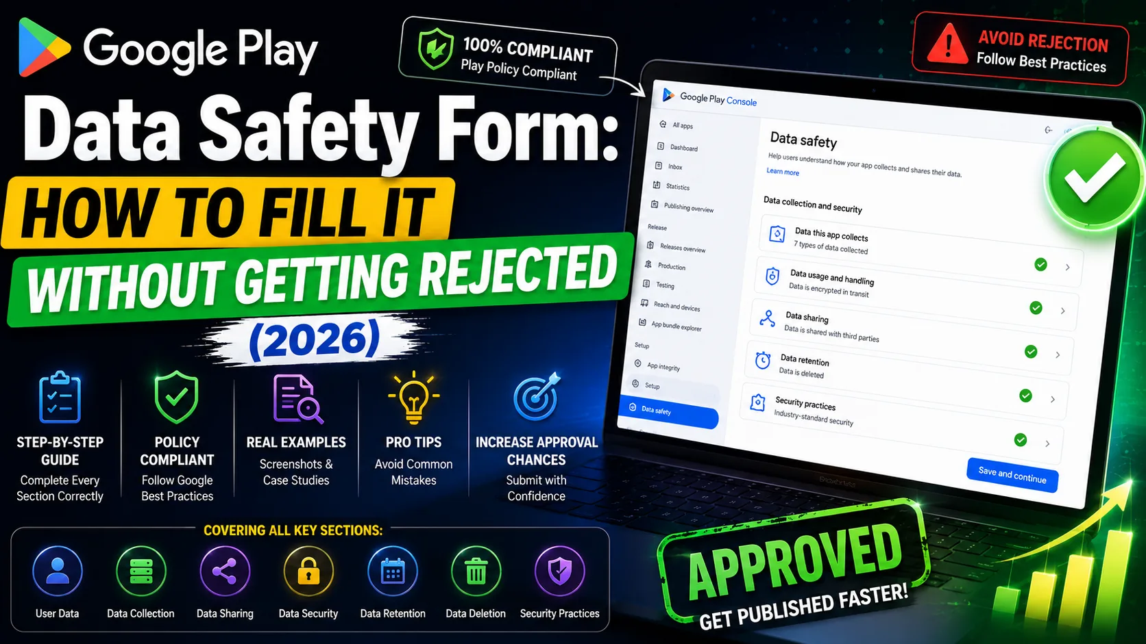 Google Play Data Safety Form 2026: How to Avoid Rejection